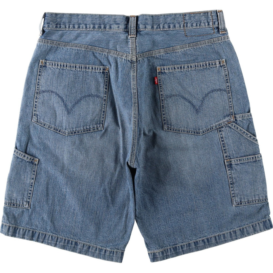 Levi's CARPENTER denim painter shorts, half pants, men's w37 equivalent cotton blue type Vintage Second Hand