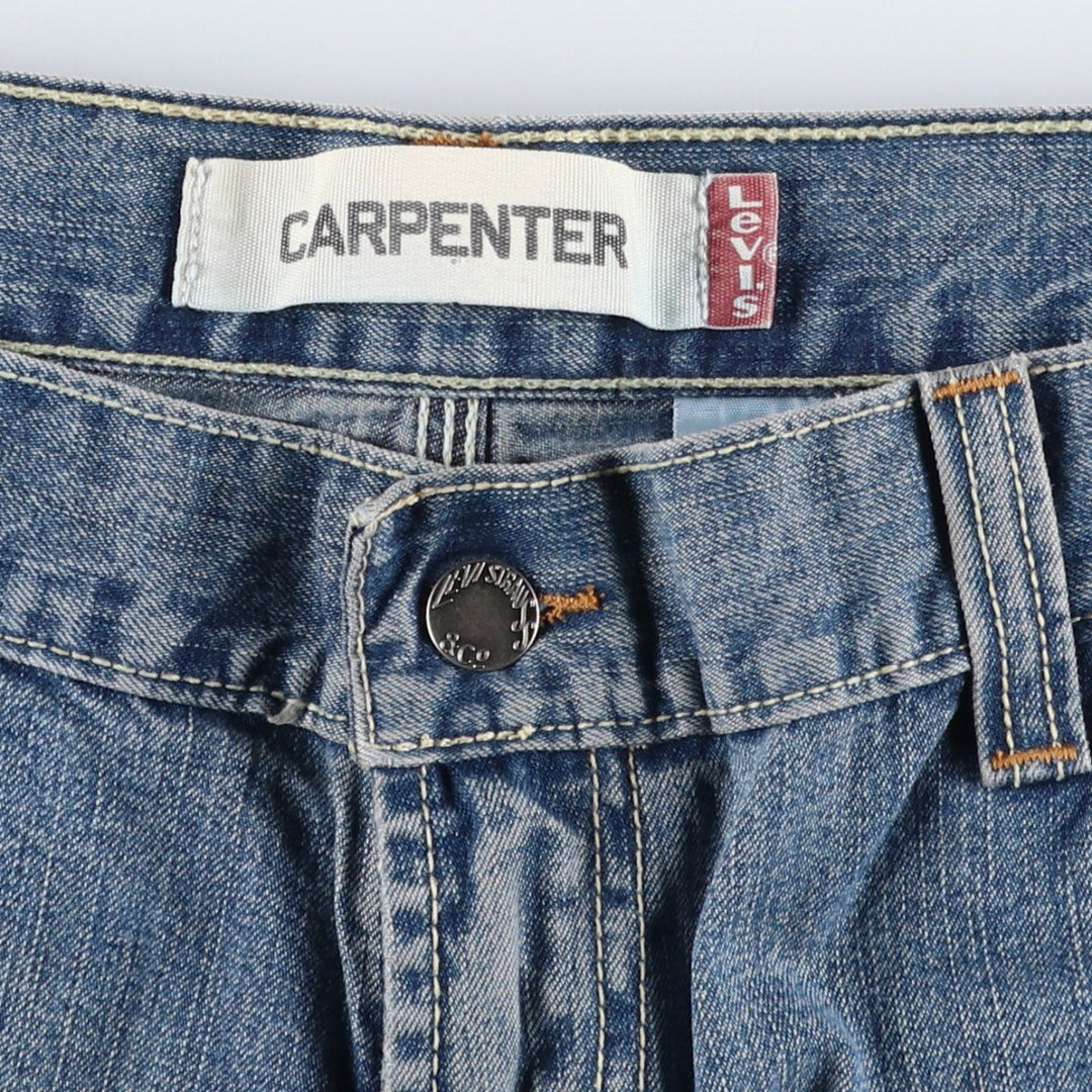 Levi's CARPENTER denim painter shorts, half pants, men's w37 equivalent cotton blue type Vintage Second Hand