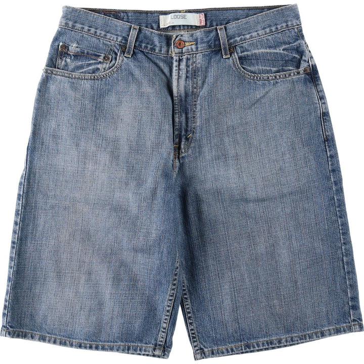 Levi's 569 Loose Denim Shorts, Men's W35 (approx.) cotton blue type Vintage Second Hand