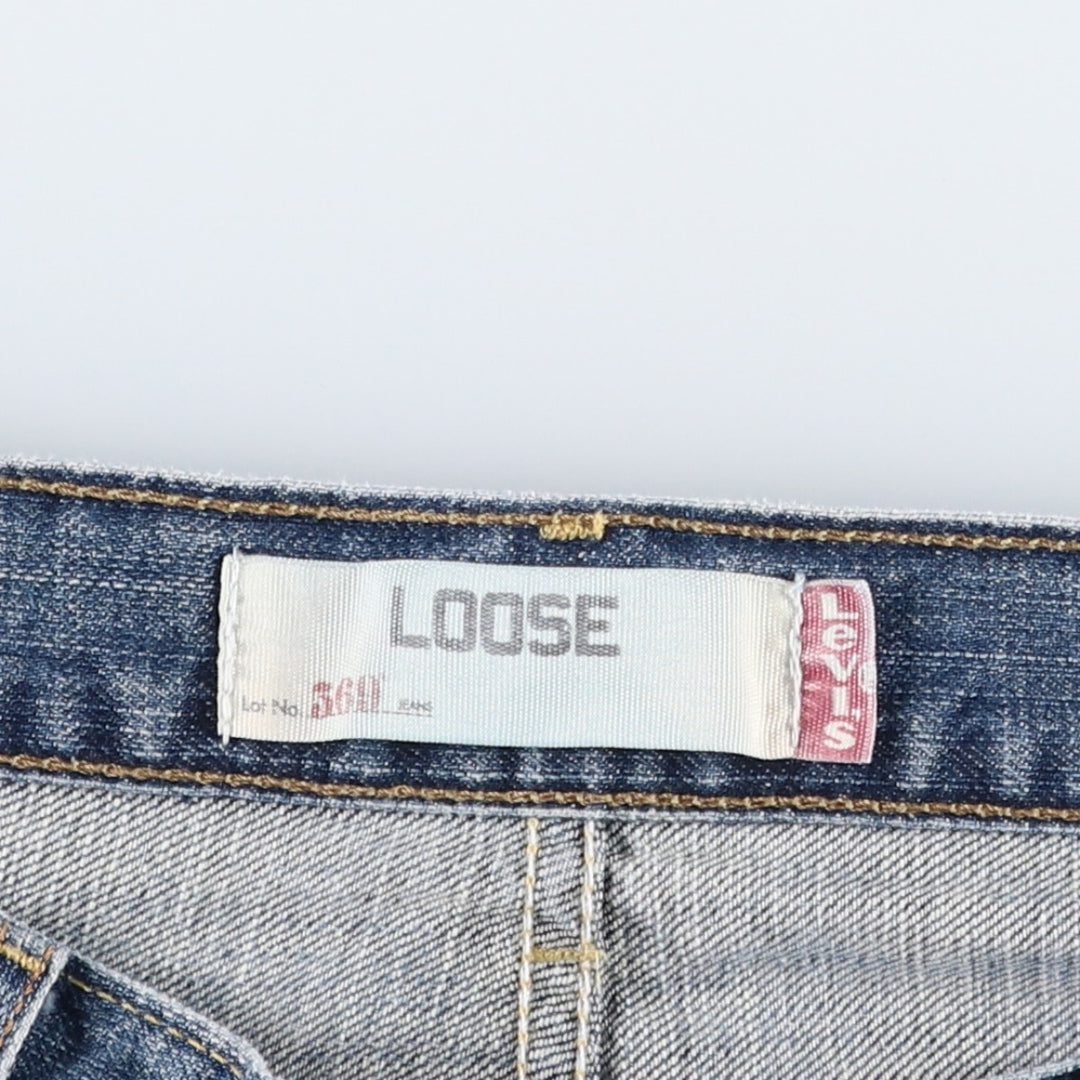 Levi's 569 Loose Denim Shorts, Men's W35 (approx.) cotton blue type Vintage Second Hand
