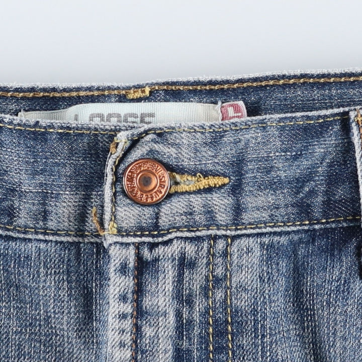 Levi's 569 Loose Denim Shorts, Men's W35 (approx.) cotton blue type Vintage Second Hand