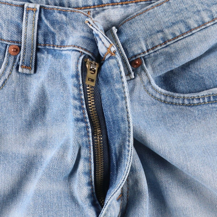 Levi's 505 denim shorts, men's size W33 (approx.) cotton blue type Vintage Second Hand