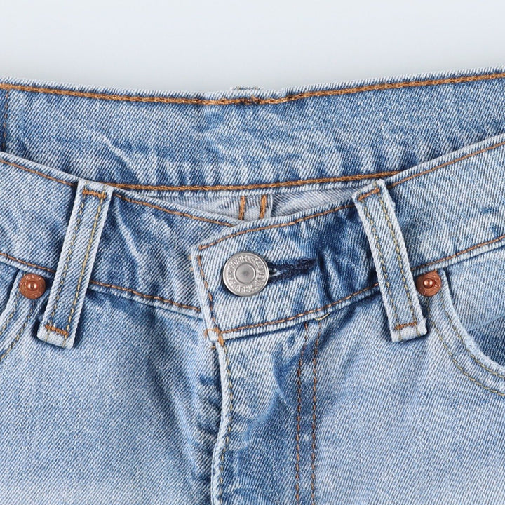 Levi's 505 denim shorts, men's size W33 (approx.) cotton blue type Vintage Second Hand