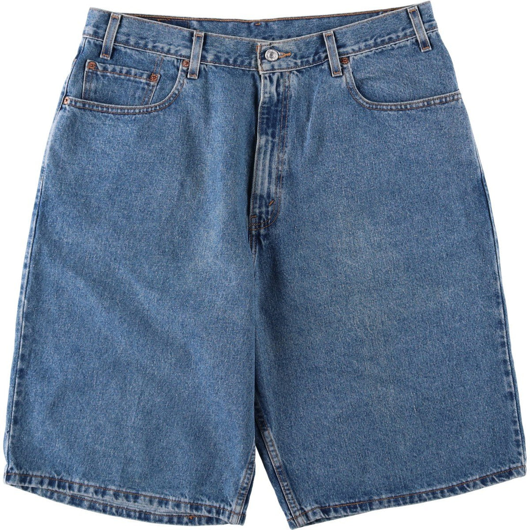 2000'S Levi's 569 Loose Straight Fit Denim Shorts (Men's W36 equivalent) cotton blue type Vintage Second Hand