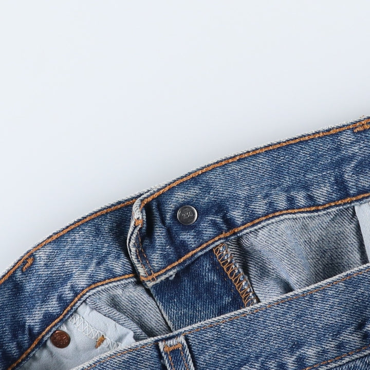 2000'S Levi's 569 Loose Straight Fit Denim Shorts (Men's W36 equivalent) cotton blue type Vintage Second Hand