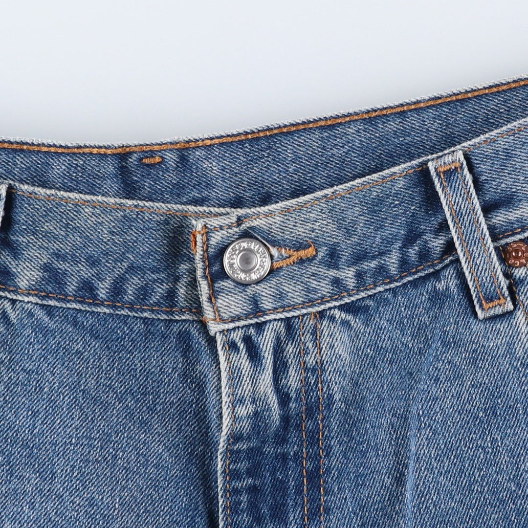 2000'S Levi's 569 Loose Straight Fit Denim Shorts (Men's W36 equivalent) cotton blue type Vintage Second Hand