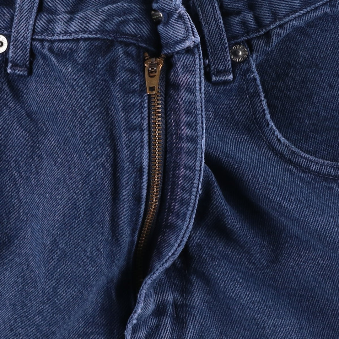 90'S Guess by Georges Marciano denim shorts, made in USA, men's size W32 (approx.), vintage. cotton Navy blue Vintage Second Hand
