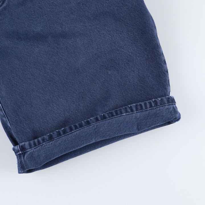 90'S Guess by Georges Marciano denim shorts, made in USA, men's size W32 (approx.), vintage. cotton Navy blue Vintage Second Hand