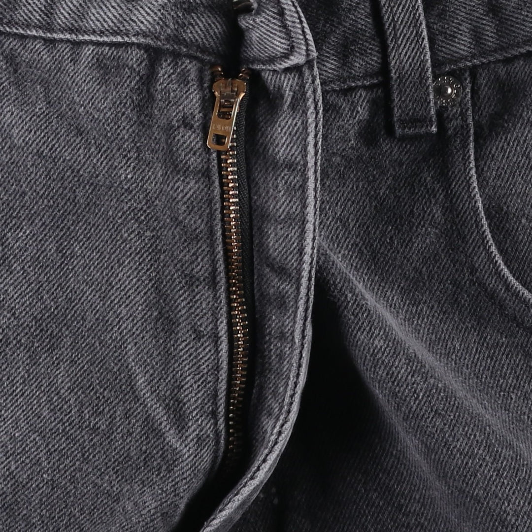 90'S Guess Jeans Black Denim Shorts, Made in USA, Men's W36 (approx.), Vintage cotton black type Vintage Second Hand