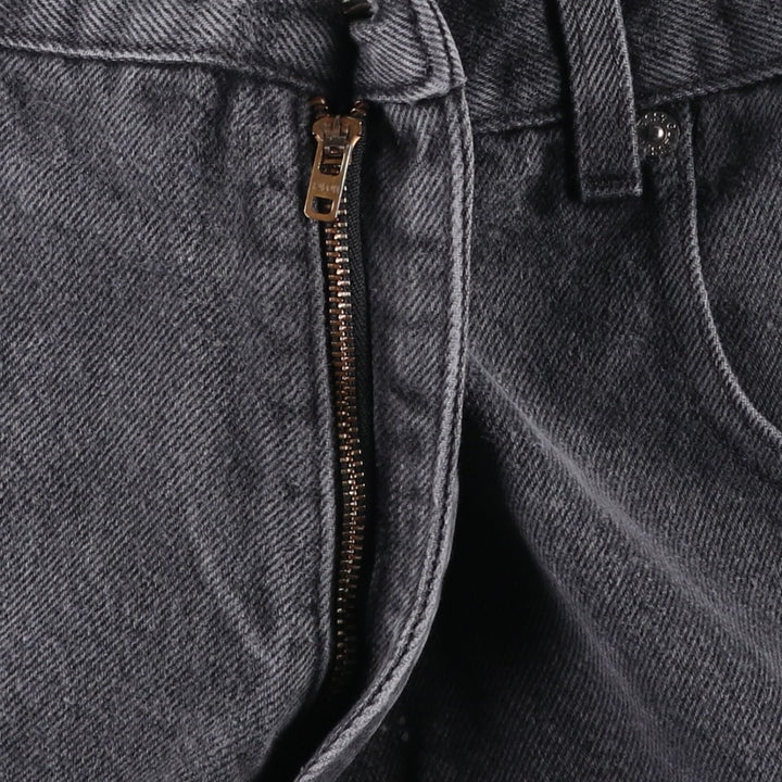90'S Guess Jeans Black Denim Shorts, Made in USA, Men's W36 (approx.), Vintage cotton black type Vintage Second Hand