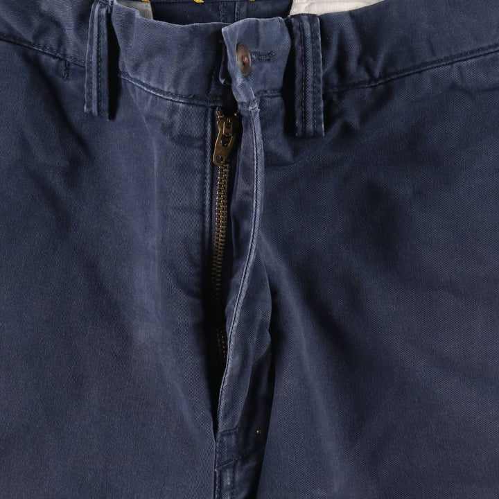 Ralph Lauren POLO RALPH LAUREN STRETCH CLASSIC FIT Chino Shorts (Men's size W32 equivalent) cotton navy blue type Vintage Second Hand
