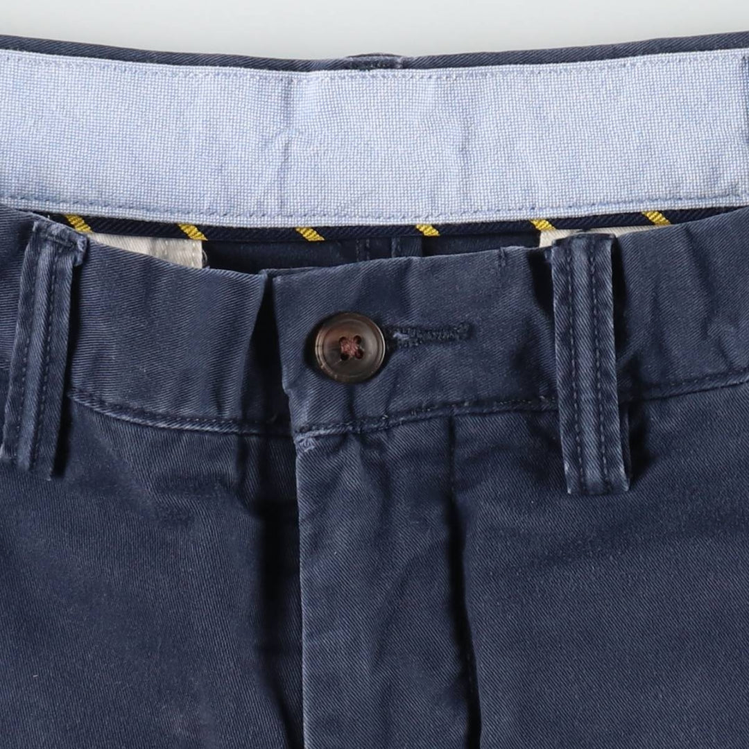 Ralph Lauren POLO RALPH LAUREN STRETCH CLASSIC FIT Chino Shorts (Men's size W32 equivalent) cotton navy blue type Vintage Second Hand
