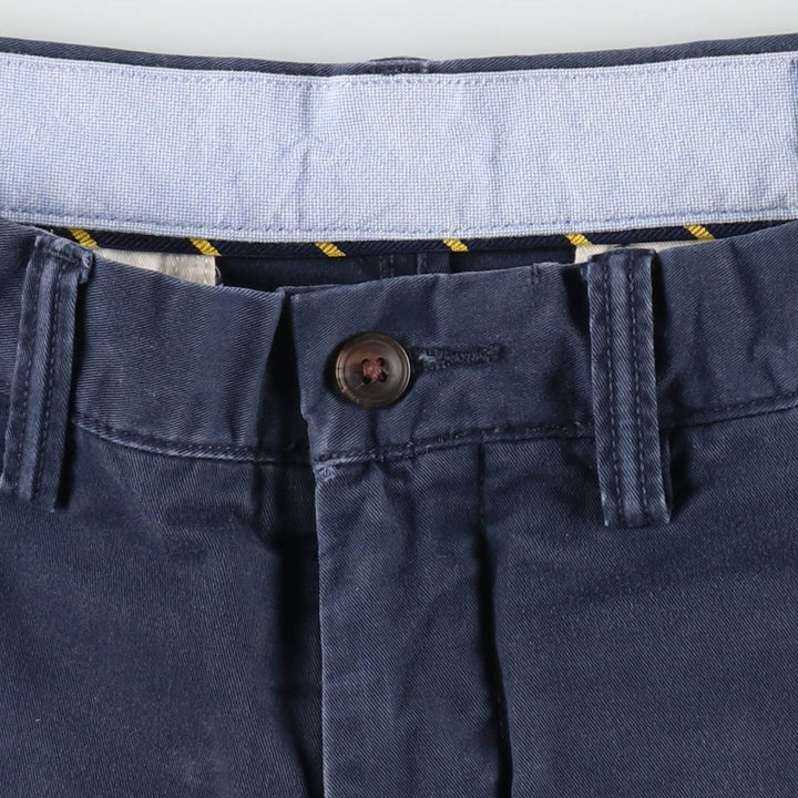 Ralph Lauren POLO RALPH LAUREN STRETCH CLASSIC FIT Chino Shorts (Men's size W32 equivalent) cotton navy blue type Vintage Second Hand