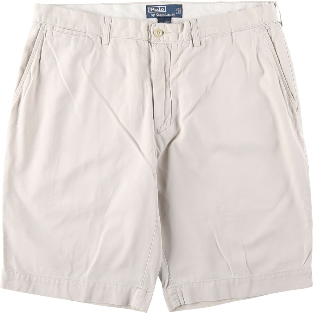 Ralph Lauren POLO by Ralph Lauren PROSPECT SHORT chino shorts, men's size W37 cotton pale white type Vintage Second Hand