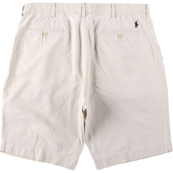 Ralph Lauren POLO by Ralph Lauren PROSPECT SHORT chino shorts, men's size W37 cotton pale white type Vintage Second Hand
