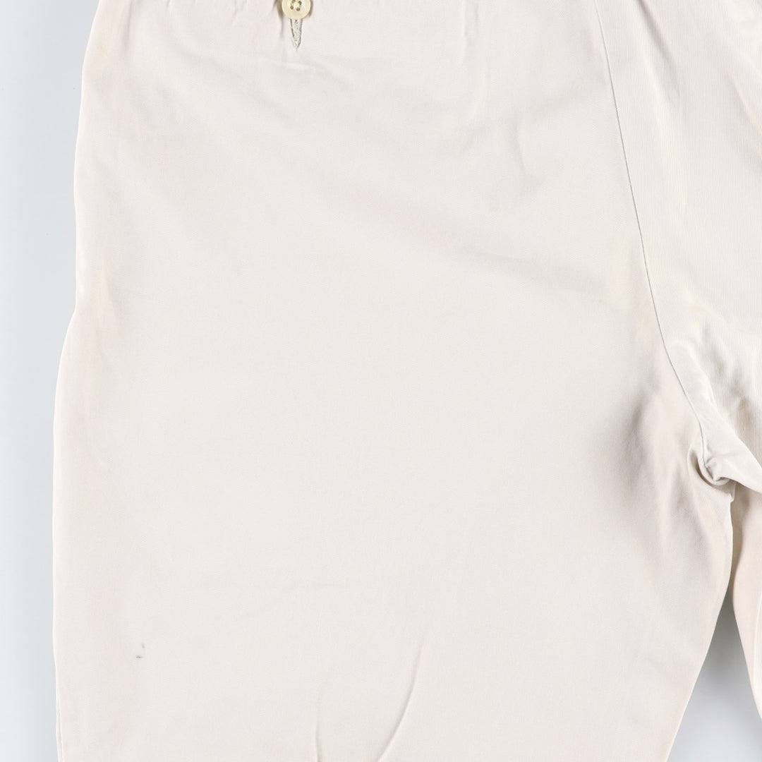 Ralph Lauren POLO by Ralph Lauren PROSPECT SHORT chino shorts, men's size W37 cotton pale white type Vintage Second Hand