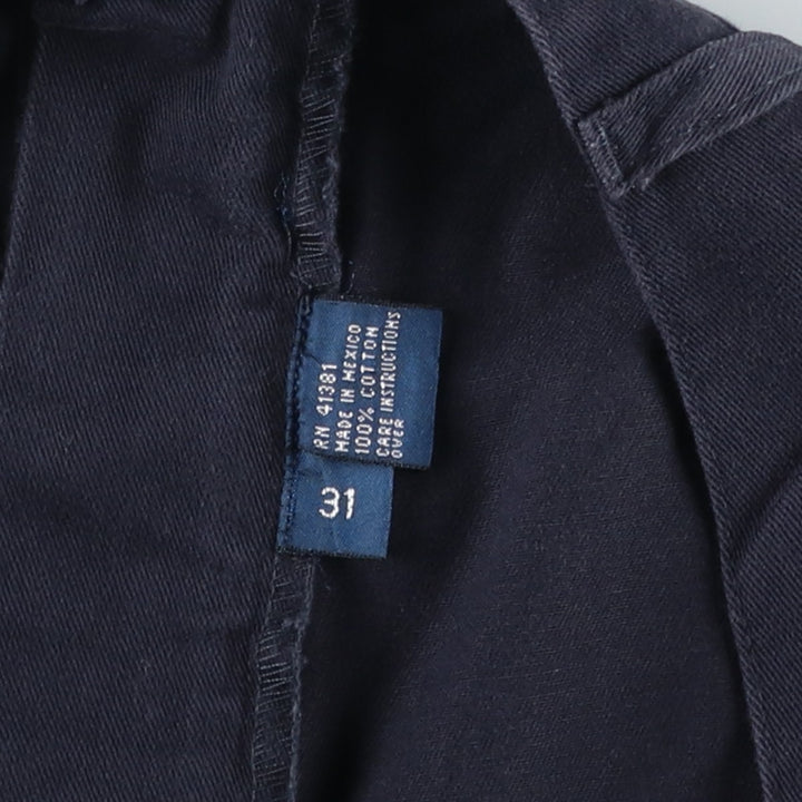 Ralph Lauren POLO by Ralph Lauren TYLER SHORT Two-pleat chino shorts, short pants, men's W30 equivalent cotton navy blue type Vintage Second Hand