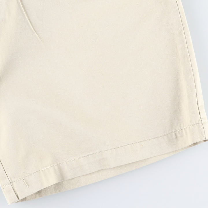 Ralph Lauren POLO by Ralph Lauren TYLER SHORT Two-pleat chino shorts, short pants, men's size W37 cotton Beige type Vintage Second Hand