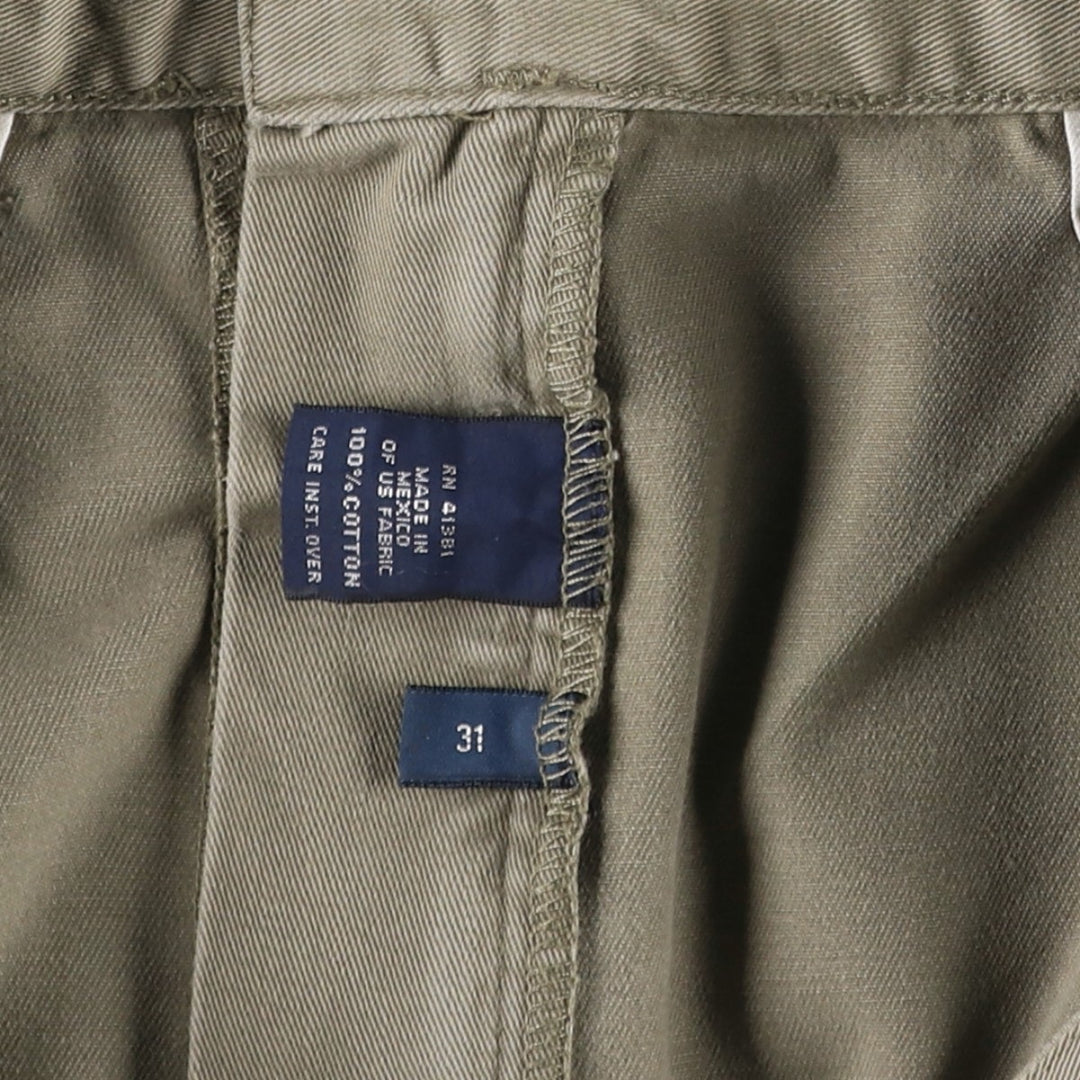 Ralph Lauren POLO by Ralph Lauren TYLER SHORT Two-pleat chino shorts, short pants, men's size w31 cotton Beige type Vintage Second Hand