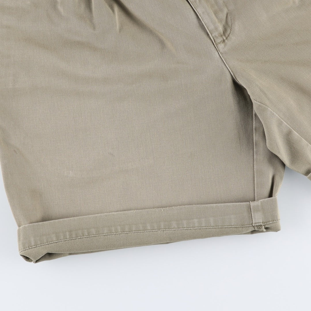 Ralph Lauren POLO by Ralph Lauren TYLER SHORT Two-pleat chino shorts, short pants, men's size w31 cotton Beige type Vintage Second Hand