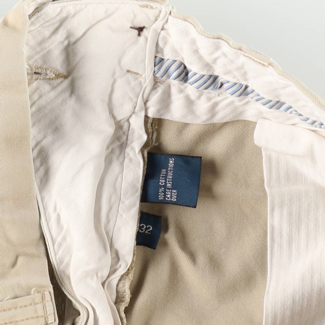 Ralph Lauren POLO by Ralph Lauren Chino Shorts Short Pants Men's W32 equivalent cotton Beige type Vintage Second Hand