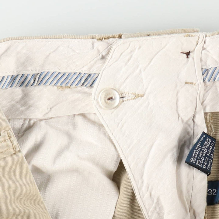 Ralph Lauren POLO by Ralph Lauren Chino Shorts Short Pants Men's W32 equivalent cotton Beige type Vintage Second Hand