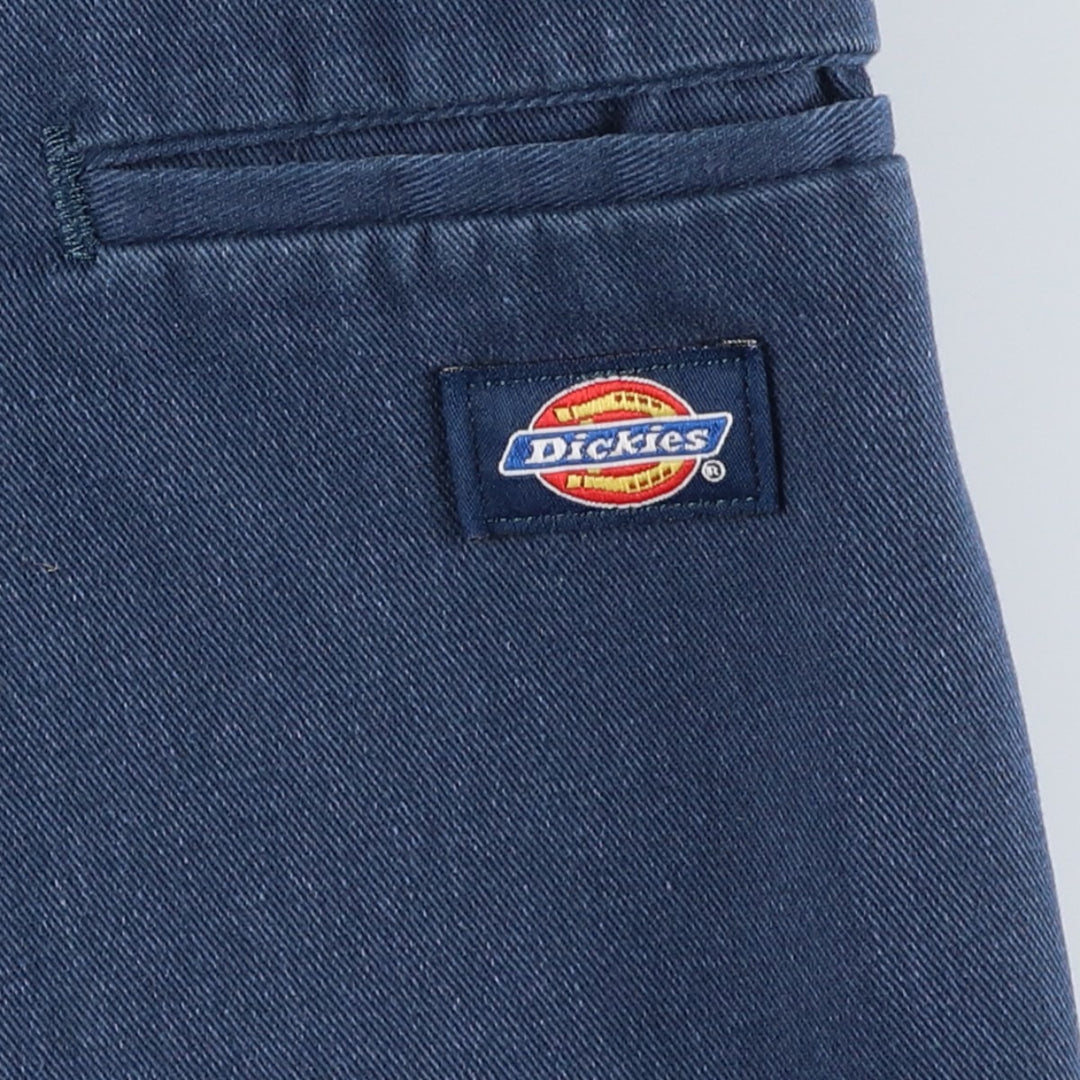 Dickies work shorts, men's size W39 (approx.) polyester navy blue type Vintage Second Hand