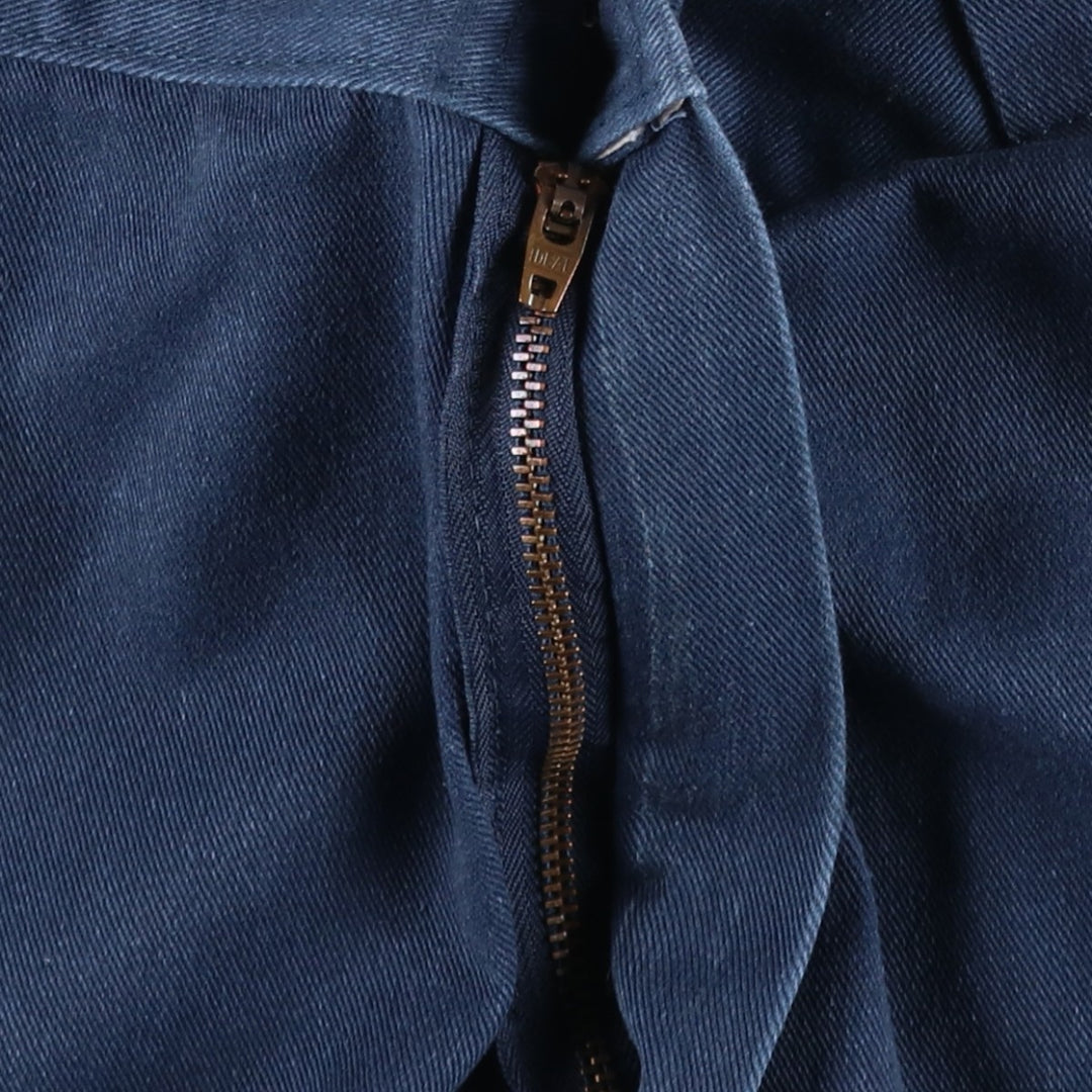 Dickies work shorts, men's size W39 (approx.) polyester navy blue type Vintage Second Hand