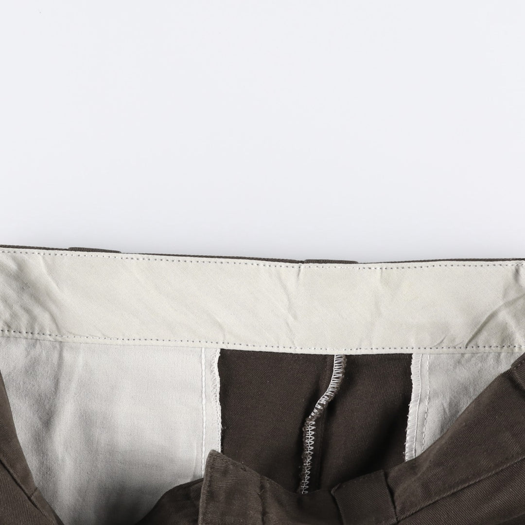 Dickies Work Shorts, Half Pants, Men's, W34 equivalent polyester brown type Vintage Second Hand