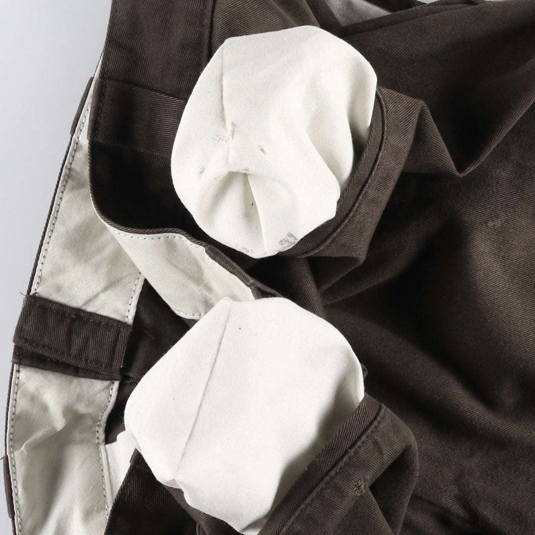 Dickies Work Shorts, Half Pants, Men's, W34 equivalent polyester brown type Vintage Second Hand