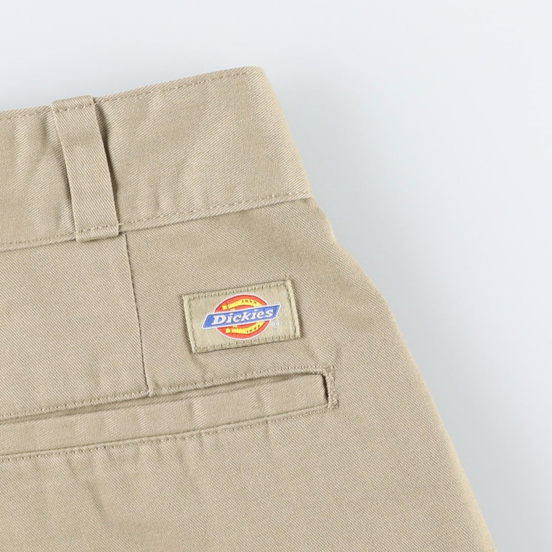 Dickies two-pleat work shorts, men's size W34 (approx.) polyester Beige type Vintage Second Hand