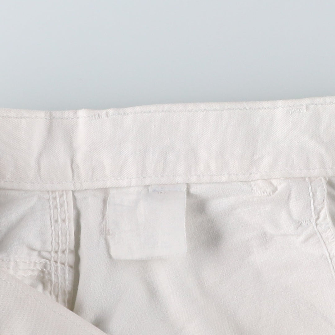 Dickies painter shorts, men's size W33 (approx.) unclear white type Vintage Second Hand