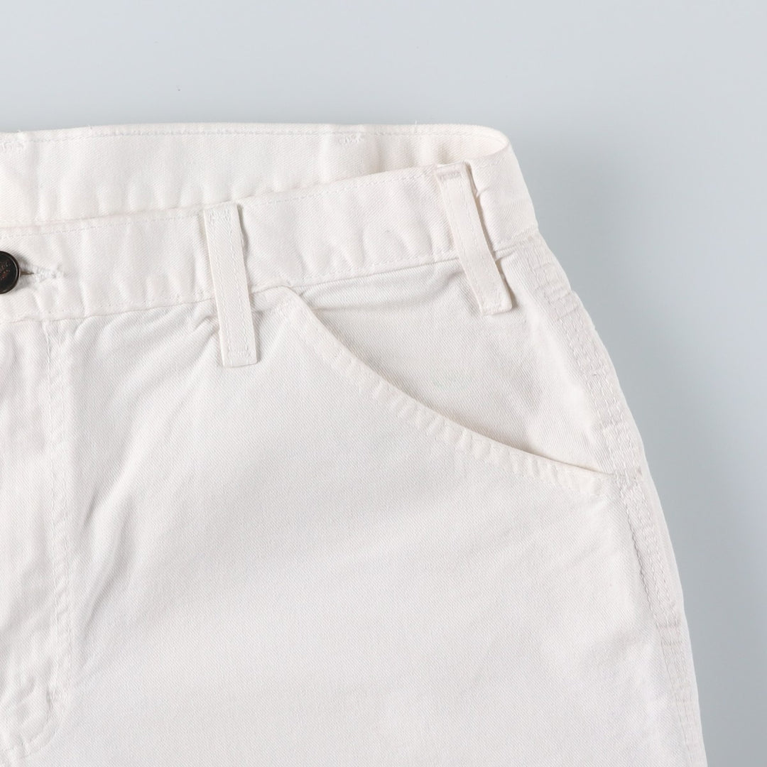 Dickies painter shorts, men's size W33 (approx.) unclear white type Vintage Second Hand