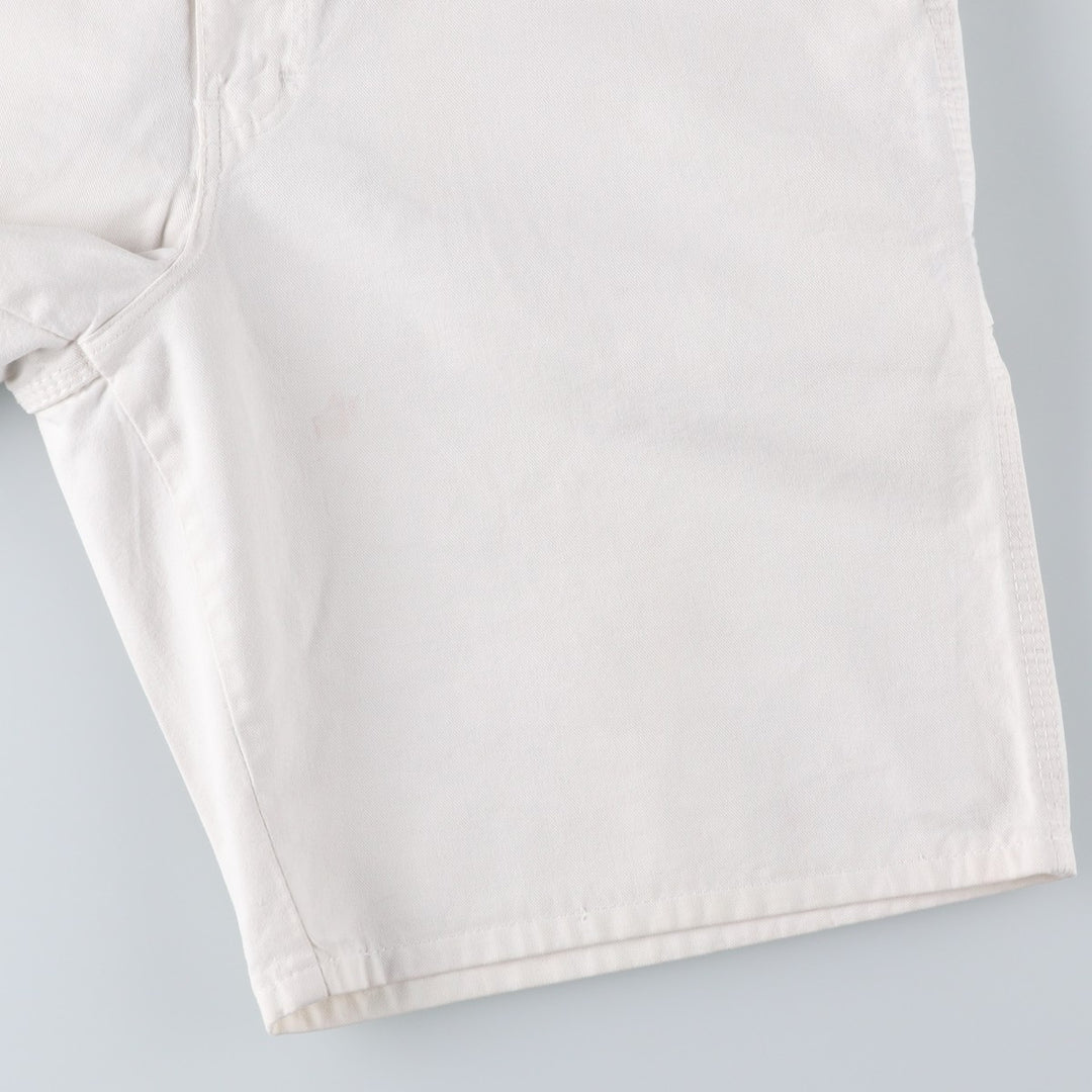 Dickies painter shorts, men's size W33 (approx.) unclear white type Vintage Second Hand