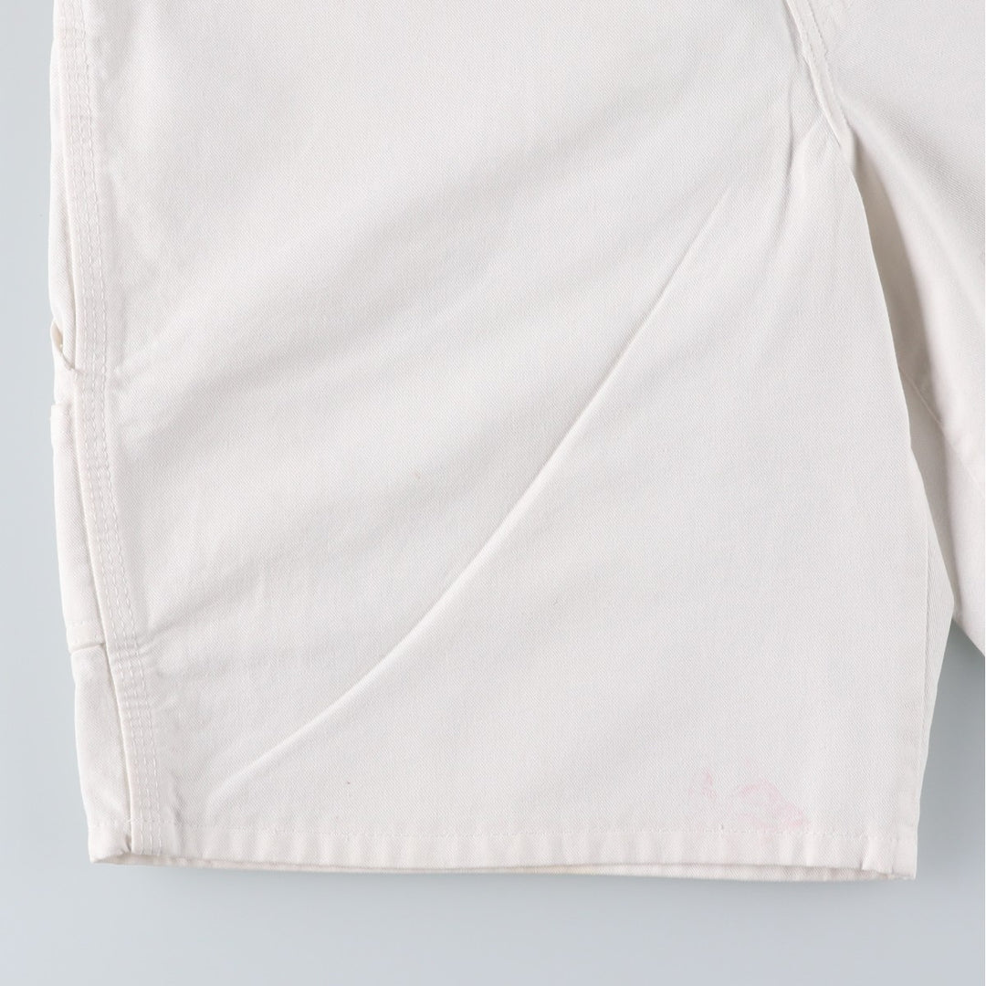 Dickies painter shorts, men's size W33 (approx.) unclear white type Vintage Second Hand