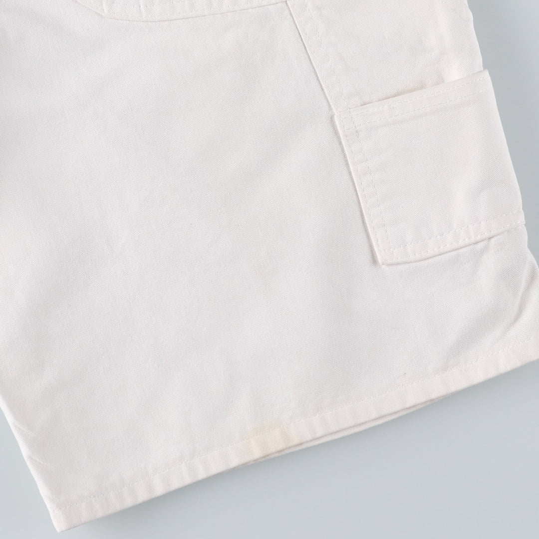 Dickies painter shorts, men's size W33 (approx.) unclear white type Vintage Second Hand