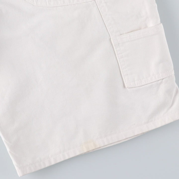 Dickies painter shorts, men's size W33 (approx.) unclear white type Vintage Second Hand