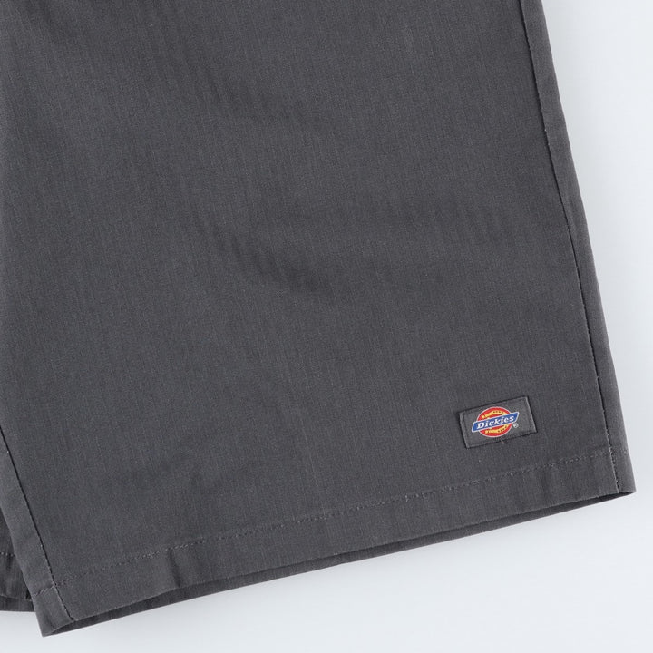 Dickies Stripe Pattern Work Shorts, Men's Size W37 (approx.) polyester gray type Vintage Second Hand