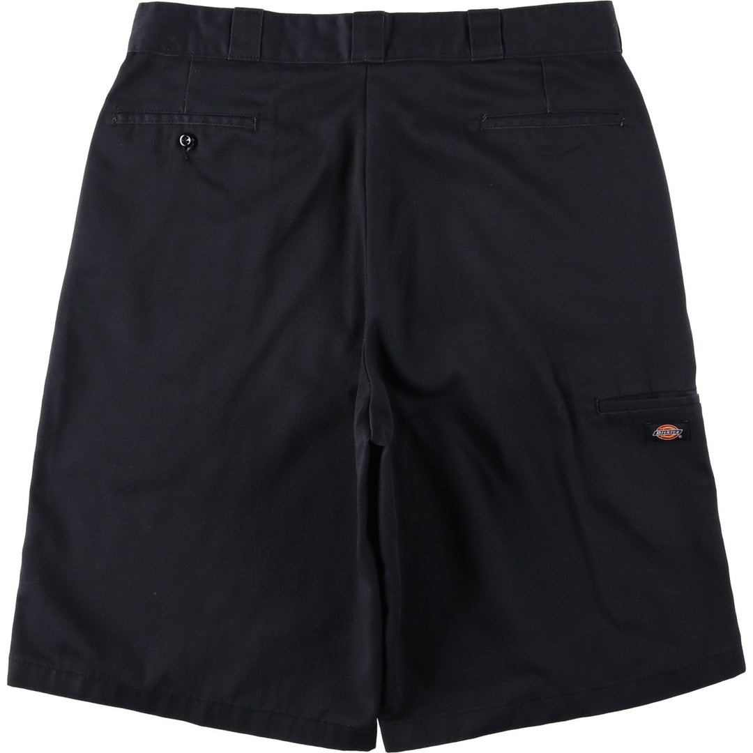 Dickies Loose Fit Work Shorts, Half Pants, Men's, W37 equivalent polyester black type Vintage Second Hand