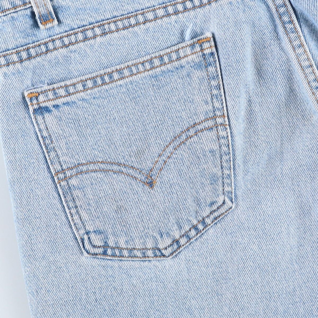 90'S Levi's 505 Regular Fit Orange Tab Denim Shorts, Made in USA, Men's Size W34 (approx.), Vintage cotton blue type Vintage Second Hand