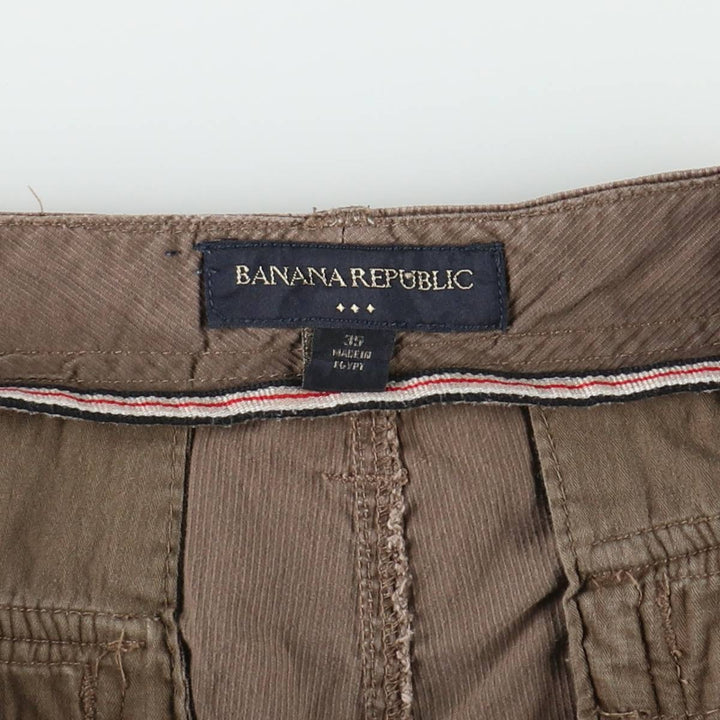 Banana Republic cargo shorts, men's size W34 (approx.) cotton brown type Vintage Second Hand