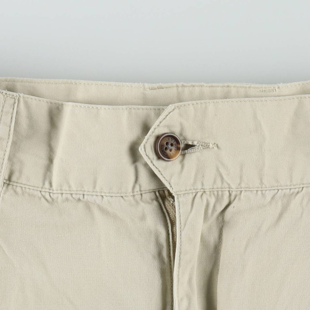 90'S Orvis Cargo Shorts, Men's Size W32 (approx.), Vintage cotton ivory Vintage Second Hand