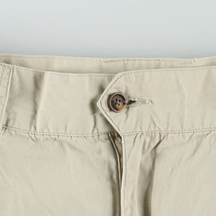 90'S Orvis Cargo Shorts, Men's Size W32 (approx.), Vintage cotton ivory Vintage Second Hand
