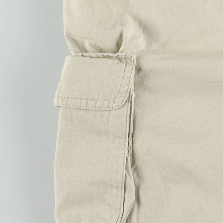 90'S Orvis Cargo Shorts, Men's Size W32 (approx.), Vintage cotton ivory Vintage Second Hand