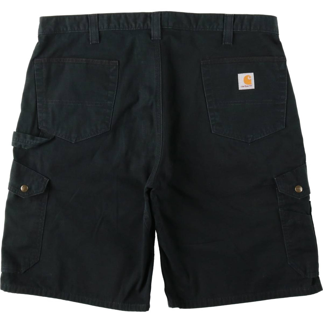 Carhartt Relaxed Fit Cargo Shorts (Men's Size W41) - Large Size cotton black type Vintage Second Hand