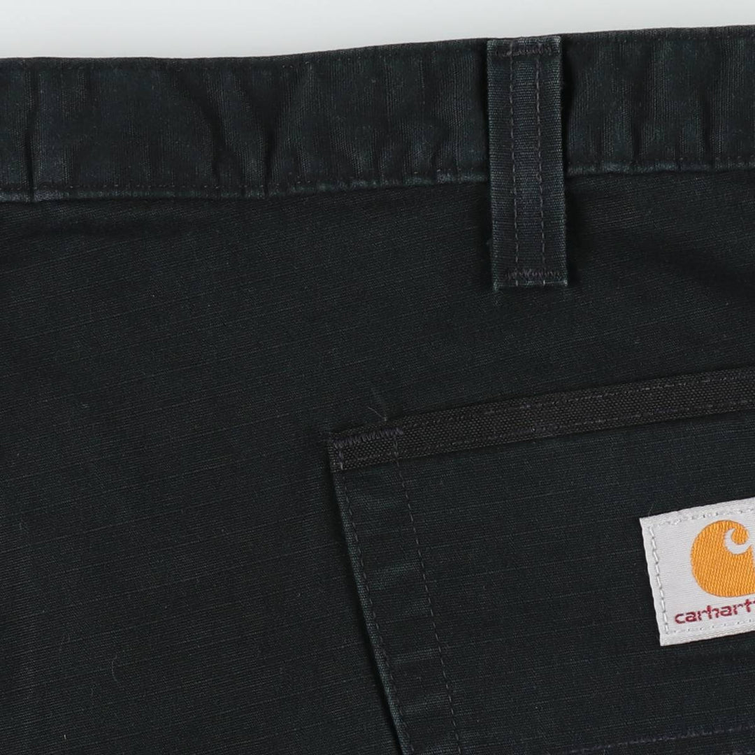 Carhartt Relaxed Fit Cargo Shorts (Men's Size W41) - Large Size cotton black type Vintage Second Hand