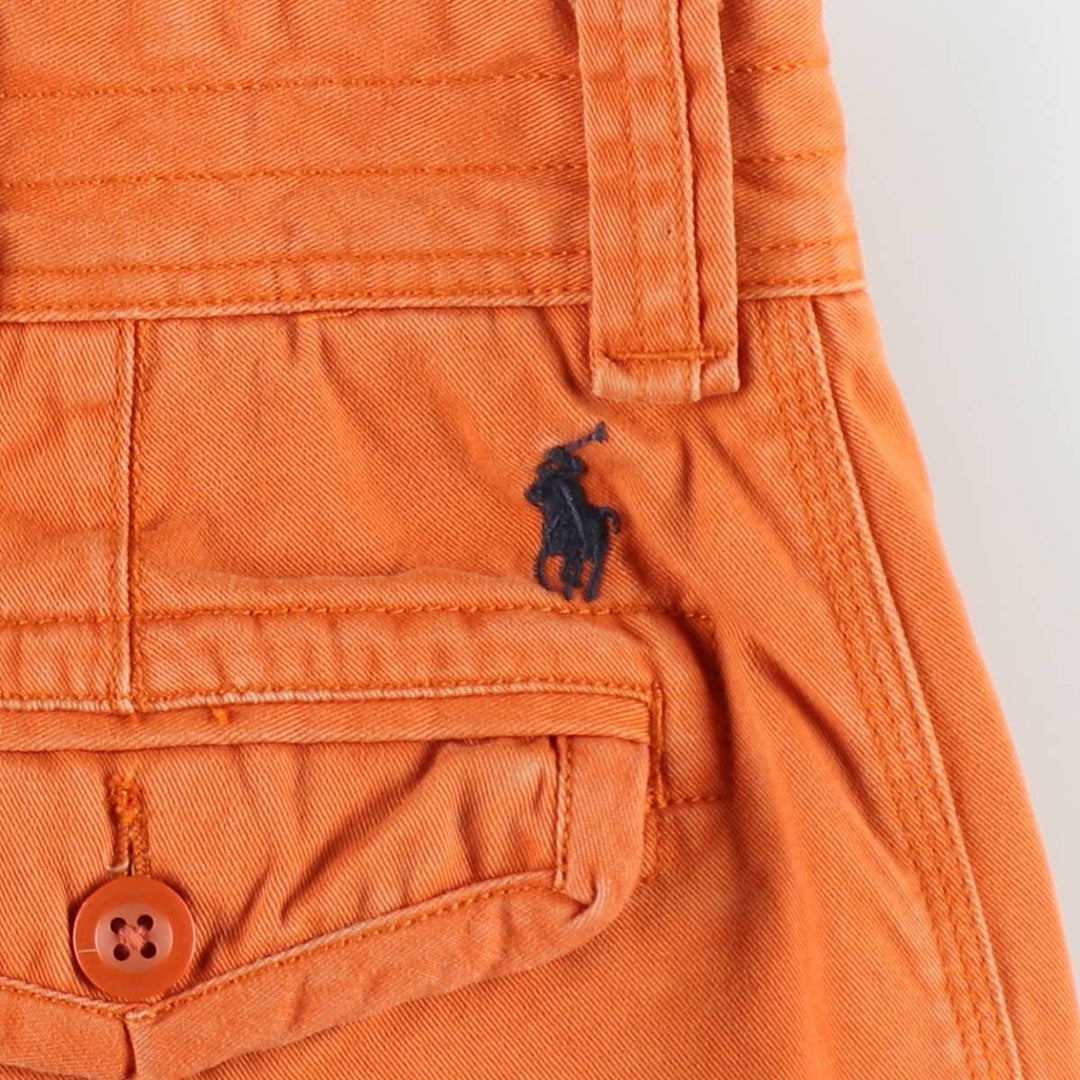 Ralph Lauren POLO by Ralph Lauren cargo shorts, short pants, men's size w36 cotton orange type Vintage Second Hand