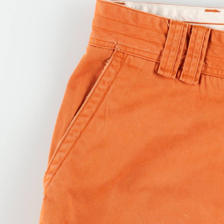 Ralph Lauren POLO by Ralph Lauren cargo shorts, short pants, men's size w36 cotton orange type Vintage Second Hand