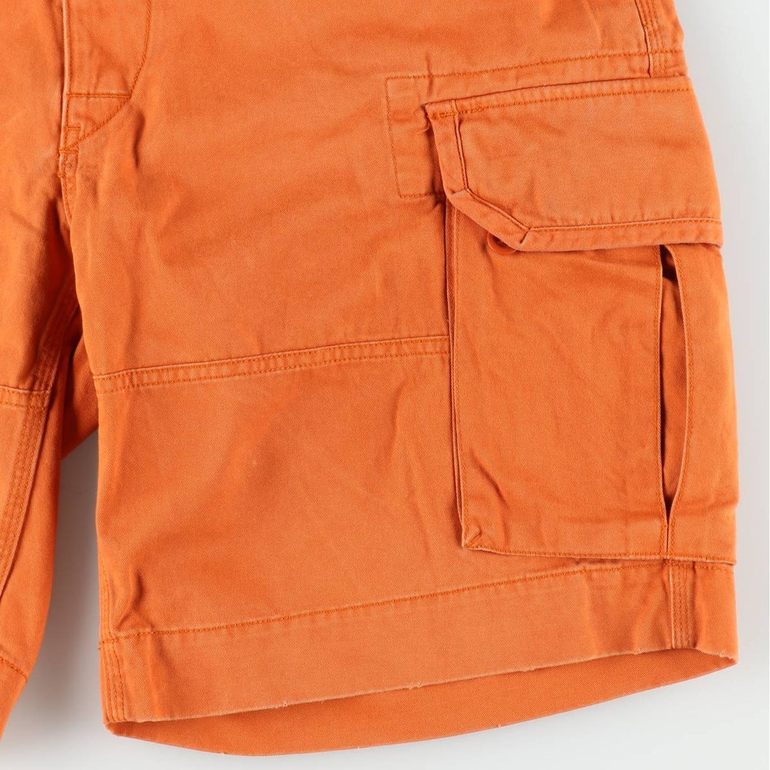 Ralph Lauren POLO by Ralph Lauren cargo shorts, short pants, men's size w36 cotton orange type Vintage Second Hand