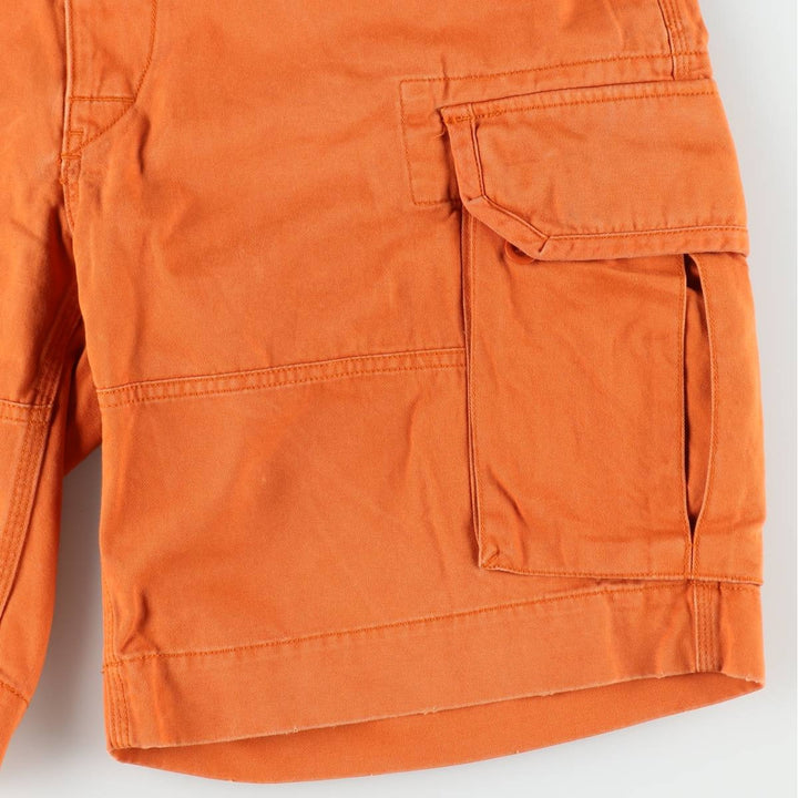 Ralph Lauren POLO by Ralph Lauren cargo shorts, short pants, men's size w36 cotton orange type Vintage Second Hand